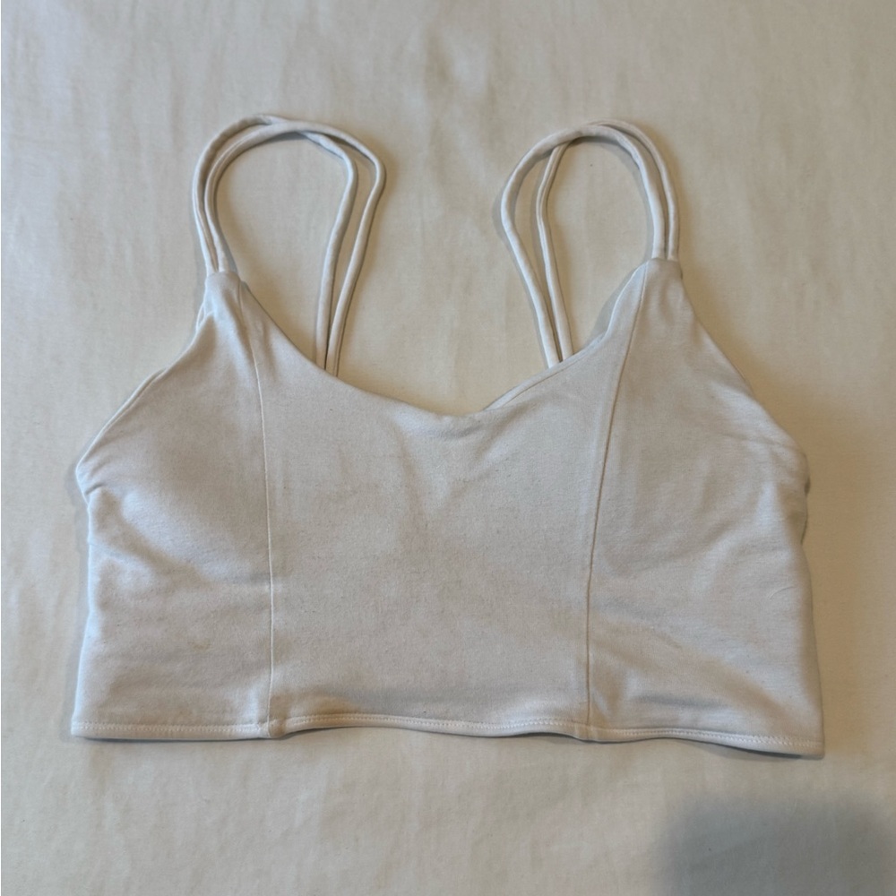 Forever 21 Double Strap Cream Bralette